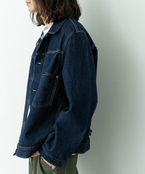 URBAN RESEARCH Sonny Label（アーバンリサーチサニーレーベル）の「LEVI’S　TYPE1 TRUCKER（デニムジャケット・メンズ・SELVEDGE/BIG STEP・M/L）」の6枚目の写真