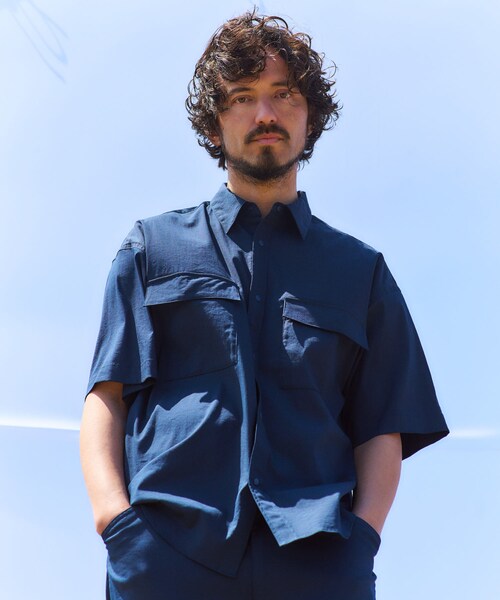 URBAN RESEARCH Sonny Label（アーバンリサーチサニーレーベル）の「OOPSノビイルダブルポケットシャツ（シャツ/ブラウス・メンズ・NAVY/BLACK/BEIGE・M/L/XL）」の17枚目の写真