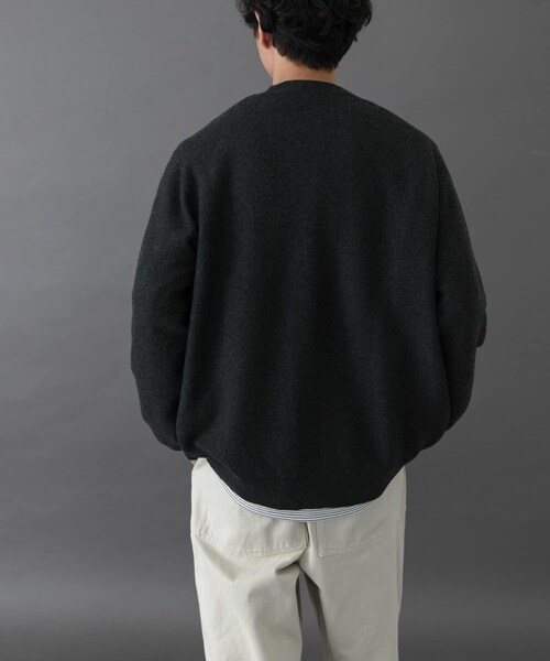 URBAN RESEARCH DOORS(アーバンリサーチドアーズ)の「FORK&SPOON PROVORONE Vネックカーディガン(カーディガン/ボレロ・メンズ・NAVY/CHARCOAL・4/5)」の6枚目の写真