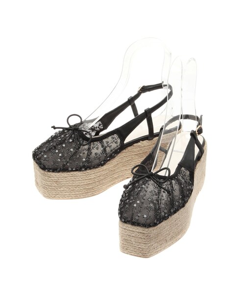 dazzlin（ダズリン）の「アソートバレエシューズ（サンダル・レディース・オフホワイト/グレー/ブラック・M/L）」の9枚目の写真