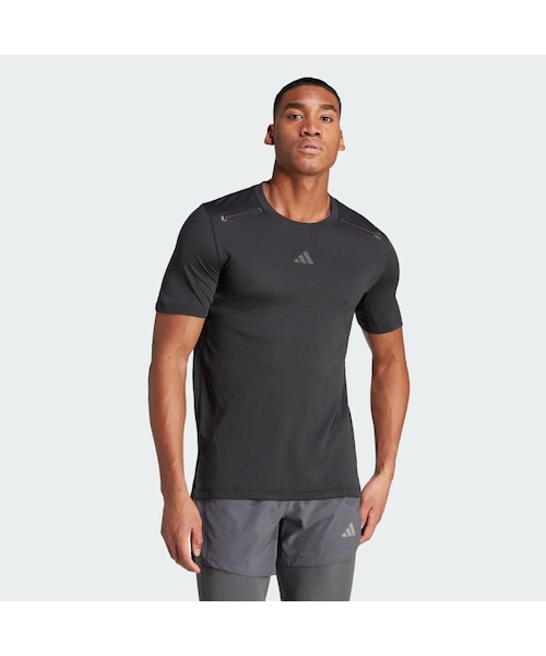 adidas（アディダス）の「HEAT. RDY HIIT エレベーテッド トレーニング 半袖Tシャツ（トップス・メンズ・グレー/ブラック/アークティックナイト/ホワイト・S/M/2XL/3XL/XL/L/XS/2XS）」の2枚目の写真