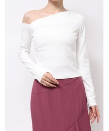 RESEXXY（リゼクシー）の「ワンショルネックTシャツ（Tシャツ/カットソー・レディース）」