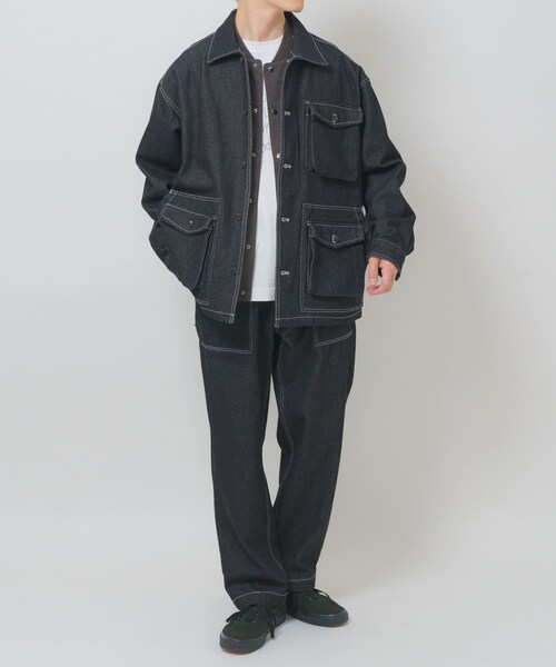 ITEMS URBANRESEARCH（アイテムズ アーバンリサーチ）の「デニム ベイカーパンツ（デニムパンツ・メンズ・BLK/NVY/BLU・M/L）」の10枚目の写真