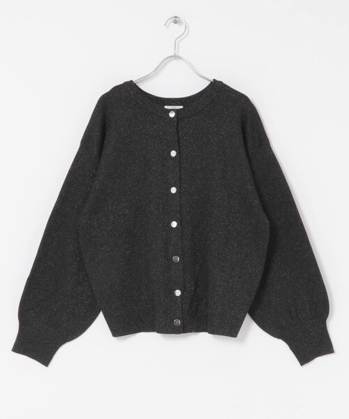 ITEMS URBANRESEARCH（アイテムズ アーバンリサーチ）の「ドットボタンラメニットカーディガン（カーディガン/ボレロ・レディース・BLK/RED/GRY・FREE）」の12枚目の写真