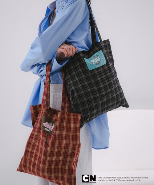 SENSE OF PLACE by URBAN RESEARCH(センスオブプレイスバイアーバンリサーチ)の「『別注』PPG / SENSE OF PLACE ポケッタブルトート(トートバッグ・レディース・BLUE/RED・one)」の16枚目の写真