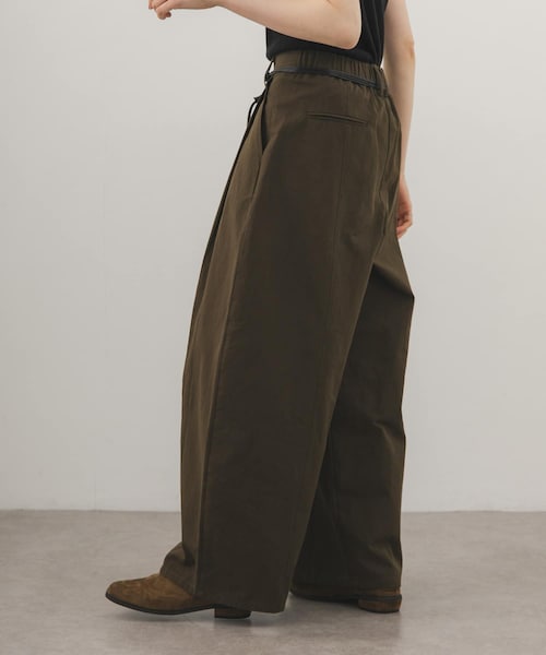 KBF（ケイビーエフ）の「ベルトSETオーバルパンツ（その他パンツ・レディース・NAVY/BROWN/BEIGE・36/38）」の6枚目の写真