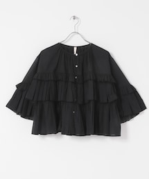 URBAN RESEARCH DOORS | Cotton Frill Blouse(シャツ/ブラウス)