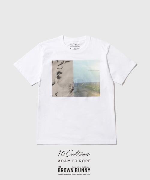 ADAM ET ROPE'(アダムエロペ)の「【The Brown Bunny × 10Culture for ADAM ET ROPE'】The Brown Bunny T SHIRT(Tシャツ/カットソー・メンズ・ブラック/ブラック系/スミクロ/チャコール/グレー/ライトグレー/グレー系/ホワイト/ホワイト系・L/M/XL)」の15枚目の写真