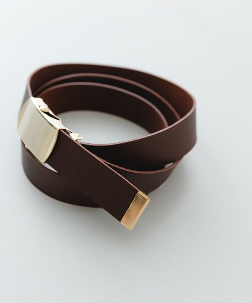 RODE SKO（ロデスコ）の「atelier brugge　ROLLER BUCKLE BELT（ベルト・レディース・BLACK/GREIGE/CHOCO・One）」の19枚目の写真