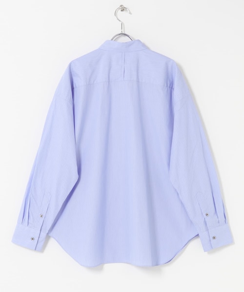 かぐれ（カグレ）の「コットンストライプレギュラーシャツ（シャツ/ブラウス・レディース・BLUE・Free）」の11枚目の写真