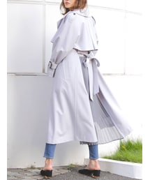 dazzlin | バックプリーツロングトレンチコート(トレンチコート)