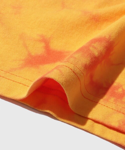 ADAM ET ROPE'(アダムエロペ)の「【LIBRIO MENDONCA/リブリオ メンドンサ】TIEDYE PILL TEE(Tシャツ/カットソー・メンズ・ブラック/オレンジ・L/M)」の12枚目の写真