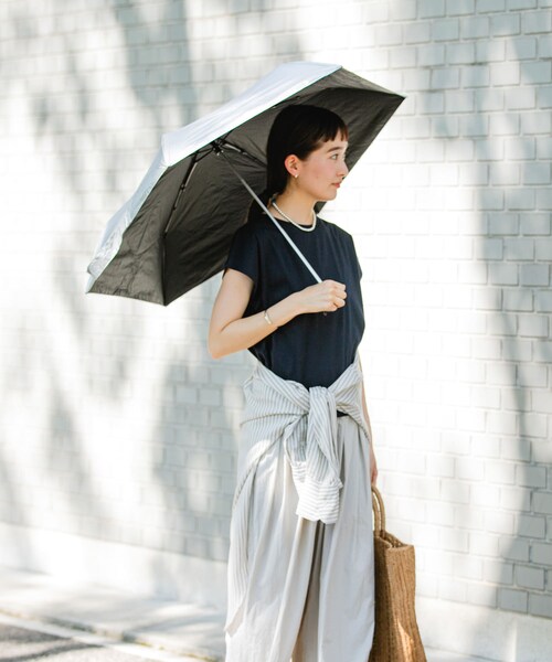 URBAN RESEARCH（アーバンリサーチ）の「晴雨兼用コンパクトアンブレラ（長傘・レディース・CHECK/IVORY/SILVER・-）」の12枚目の写真