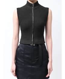 EMODA | プレーティングリブタンクトップ(ニット/セーター)