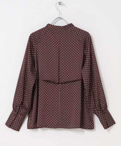 URBAN RESEARCH ROSSO（アーバンリサーチロッソ）の「ケープドットブラウス（シャツ/ブラウス・レディース・OFF WHITE/BROWN・Free）」の9枚目の写真