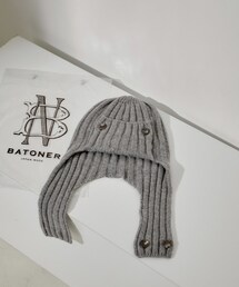 専用‼︎ 【ADAM ET ROPÉ HOMME】イヤーマフニットハット グレー ADAM ET ROPE'｜アダムエロペのニットキャップ/ビーニー通販