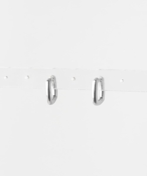URBAN RESEARCH(アーバンリサーチ)の「TOM WOOD Frame Hoops Satin Small(ピアス(両耳用)・メンズ・S925・One)」の2枚目の写真