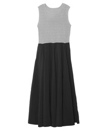 LAGUNAMOON | アイレットリブドッキングフレアーワンピース(ワンピース)