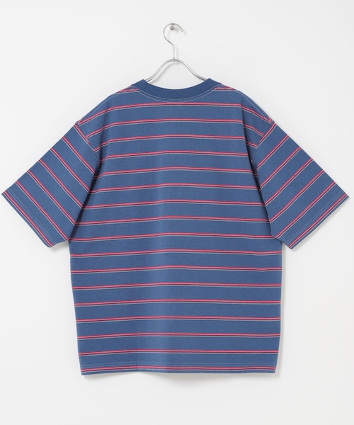 URBAN RESEARCH DOORS（アーバンリサーチドアーズ）の「L.L.Bean JAPAN EDITION　UNION SHORT-SLEEVE STRIPED T-SHIRTS（Tシャツ/カットソー・メンズ・OFF/GRN/BIRCH/CRM/SAX/ROSE/CORAL/MINT/NAVY/RED/CCL/PWK・M/L/XL）」の22枚目の写真