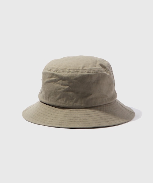 ADAM ET ROPE'（アダムエロペ）の「【KIJIMA TAKAYUKI/キジマ タカユキ】ORGANIC COTTON SERGE BUCKET HAT（ハット・メンズ・ブラック/キミドリ・F）」の5枚目の写真