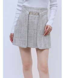 RESEXXY | ツイードミニスカート【セットアップ着用可能】(スカート)