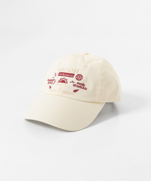 KBF（ケイビーエフ）の「バイカラーエンブロイダリーCAP（キャップ・レディース・IVORY/MOSS GREEN/NAVY・one）」の10枚目の写真