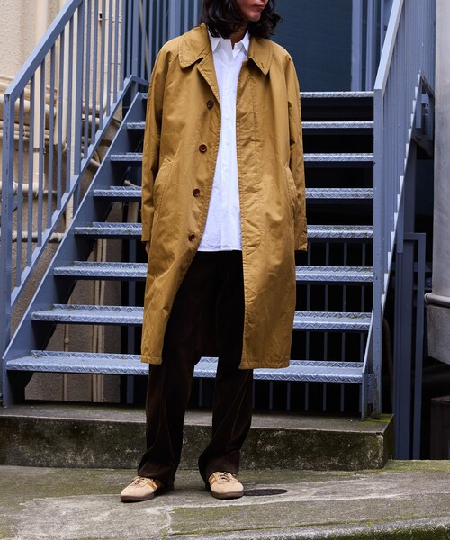 ADAM ET ROPE'（アダムエロペ）の「【AMC】Stefan（ステンカラーコート・メンズ・カーキ系・44/46/48）」の13枚目の写真