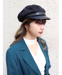 MURUA | スウェードライクマリンキャップ(ハンチング/ベレー帽)