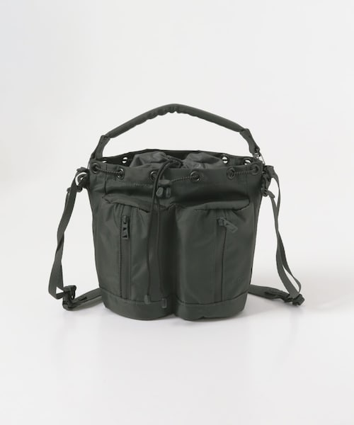 THE GOODLAND MARKET（ザグッドランドマーケット）の「F/CE.　re/cor TACTICAL 2WAY DRAWSTRING（ショルダーバッグ・レディース・Black/Gray・FREE）」の11枚目の写真
