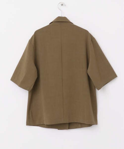 ITEMS URBANRESEARCH（アイテムズ アーバンリサーチ）の「リネンライクハーフスリーブジャケット（テーラードジャケット・レディース・BRN/BEG/CHA・FREE）」の21枚目の写真
