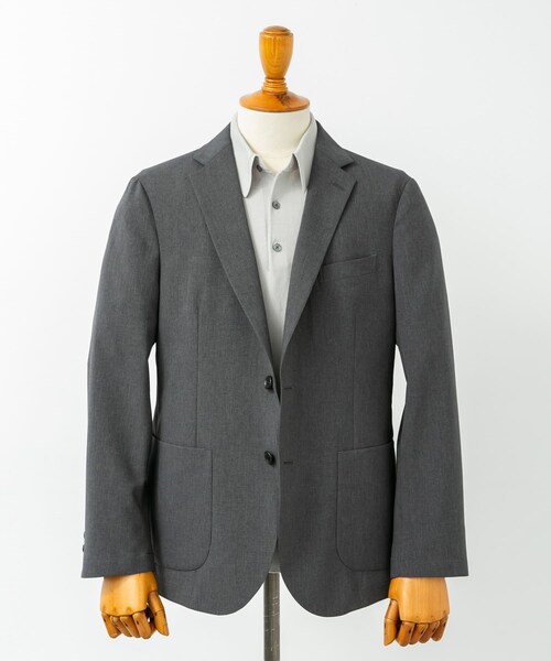 URBAN RESEARCH DOORS(アーバンリサーチドアーズ)の「LIFE STYLE TAILOR リネンライクコンフォータブルジャケット(テーラードジャケット・メンズ・BLUE NAVY/GRAY/OLV BROWN・S/M/L/XL)」の5枚目の写真