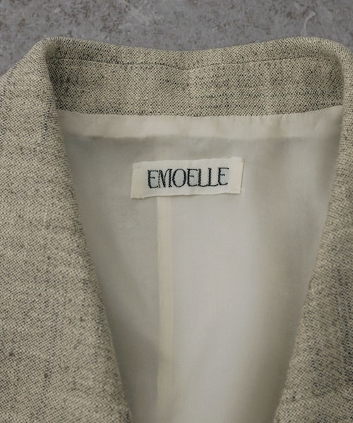 ADAM ET ROPE'（アダムエロペ）の「【EMOELLE】シルクネップテーラードジャケット（テーラードジャケット・レディース・ダークブラウン系/ベージュ/ベージュ系・36/38）」の22枚目の写真