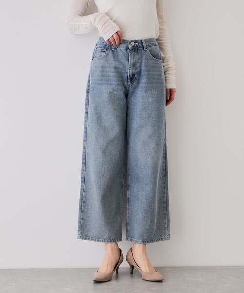 Jayro（ジャイロ）の「デニムワイドパンツ（デニムパンツ・レディース・ブラック系/ブルー系・M/S）」の18枚目の写真