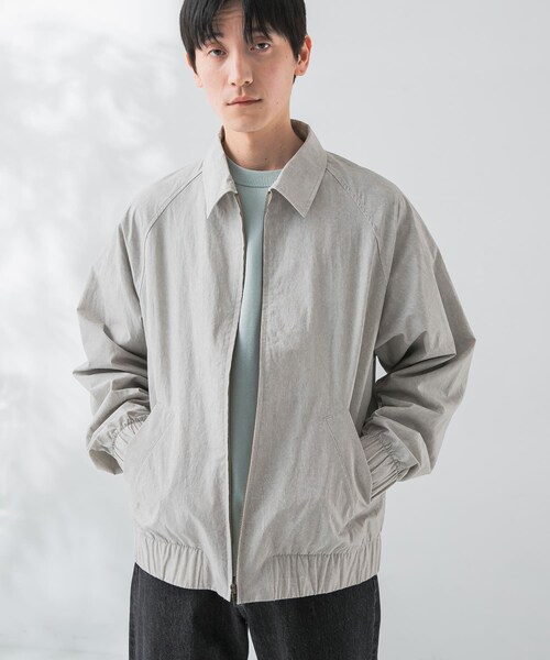 URBAN RESEARCH（アーバンリサーチ）の「『セットアップ対応』MADARA MIST COTTON BLOUSON（ブルゾン・メンズ・GRAY/CHARCOAL・M/L）」の4枚目の写真