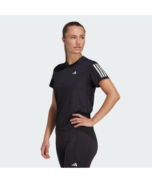 adidas（アディダス）の「オウン ザ ラン 半袖Tシャツ（トップス・レディース・ブラック/ホワイト/パープル/グリーン/セミフラッシュアクア・J/S/S/J/M/J/L/J/XL/J/2XL/M/L/XL/2XL/3XL/J/3XL/XS/5XL/J/XS）」の8枚目の写真