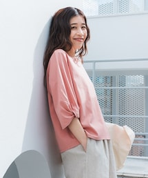 URBAN RESEARCH DOORS | 『UR TECH』サマシェアツイストスリーブプルオーバー(Tシャツ/カットソー)