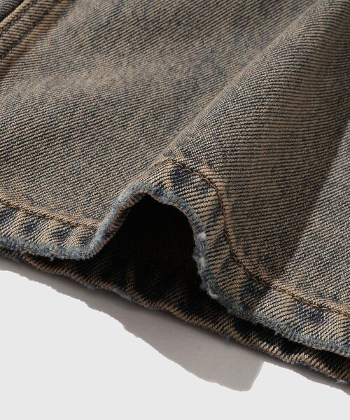 ADAM ET ROPE'（アダムエロペ）の「【CODA/コーダ】ACID WASHED DISTRESSED EXTENDED CUT FLARED JEANS（デニムパンツ・メンズ・ブルー系・0/1/2）」の13枚目の写真
