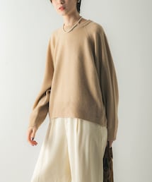 URBAN RESEARCH | カシミヤ強縮クルーネックニット(ニット/セーター)