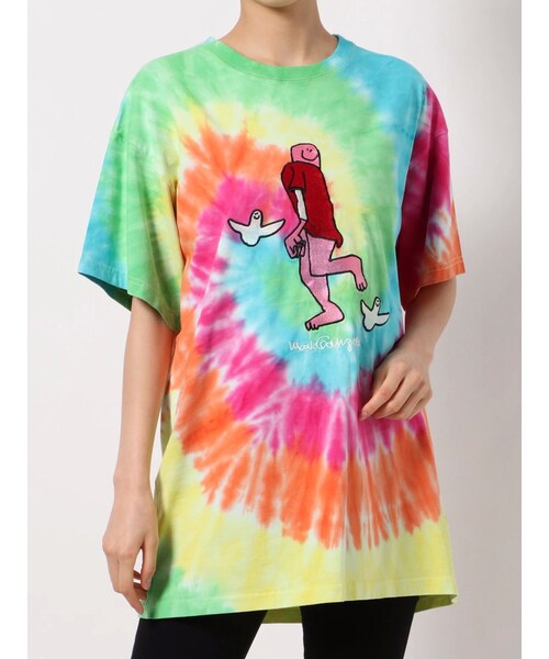 jouetie（ジュエティ）の「Mark Gonzales Tシャツ（Tシャツ/カットソー・レディース・ピンク/オフホワイト/ブラック/ミックス/アイスブルー・M）」の4枚目の写真