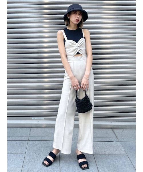 アシンメトリーツイストオールインワン