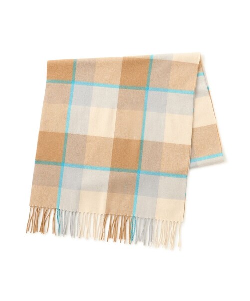 ADAM ET ROPE'(アダムエロペ)の「【J'aDoRe・一部店舗限定】【Joshua Ellis(ジョシュアエリス)】CPGストール(ストール/ショール・レディース・オフホワイト/ベージュ系/グリーン系/ブルー系/レッド系・F)」の1枚目の写真