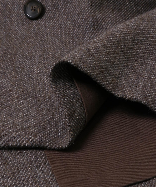 URBAN RESEARCH ROSSO（アーバンリサーチロッソ）の「ウールツィードオーバージャケット（テーラードジャケット・レディース・RETRO BLUE/BROWN・Free）」の11枚目の写真