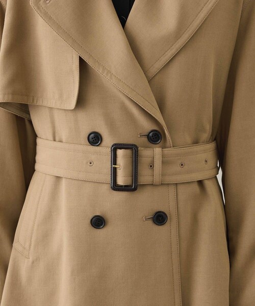ROPE'(ロペ)の「【MANTECO(マンテコ)】テンセルウールミドル丈トレンチコート(トレンチコート・レディース・ベージュ・F)」の20枚目の写真