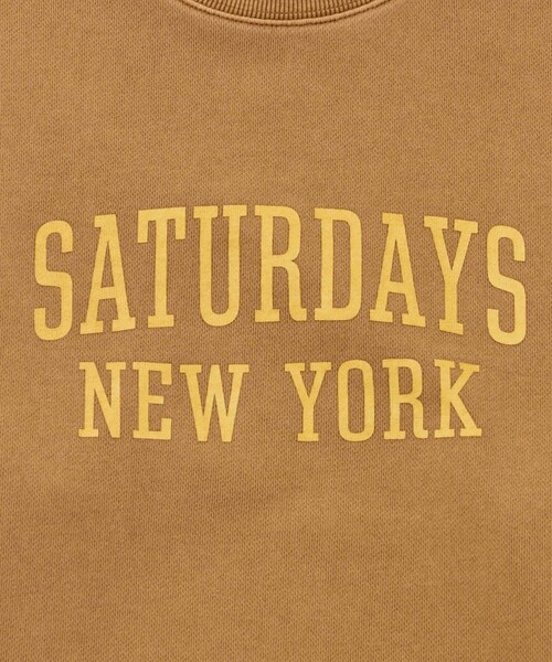 Saturdays NYC(サタデーズ ニューヨークシティ )の「Bowery Standard Crew(スウェット・レディース・ブラック/ネイビー/オレンジ・L/M/S)」の17枚目の写真