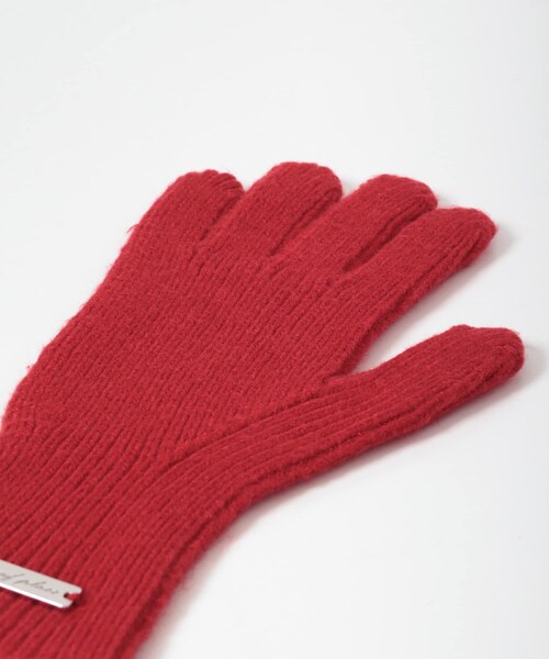 SENSE OF PLACE by URBAN RESEARCH（センスオブプレイスバイアーバンリサーチ）の「モチモチニットグローブ（ベルト・レディース・CHARCOAL/RED/GRAY・one）」の22枚目の写真