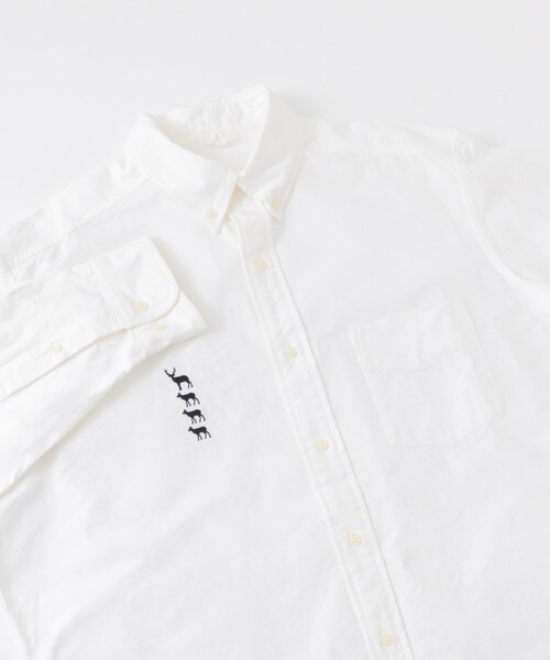 EKAL（エカル）の「Animal B.D.（シャツ/ブラウス・メンズ・White・M/L）」の4枚目の写真