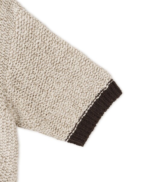 ADAM ET ROPE'（アダムエロペ）の「【JANE SMITH（ジェーンスミス）】3G KNIT POLO（ポロシャツ・レディース・キナリ・36）」の6枚目の写真