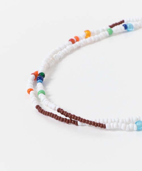URBAN RESEARCH（アーバンリサーチ）の「FOLK/N　beads multi necklace（ネックレス・レディース・BEIGE2/WHITE/DARK GREY/LT.BEIGE/TURQUOISE1/GREEN2/TURQOISE2・-）」の10枚目の写真