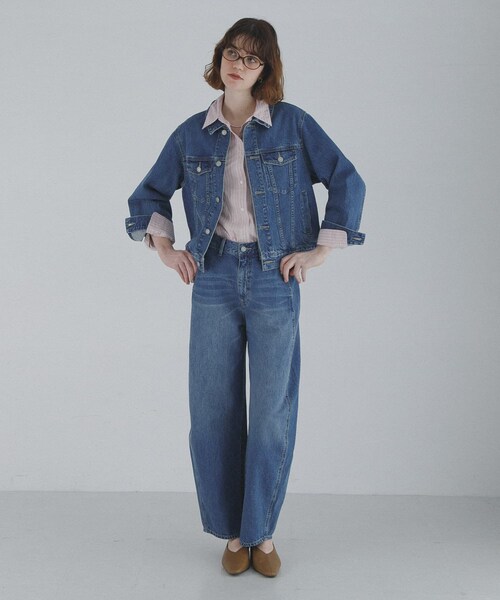 URBAN RESEARCH Sonny Label（アーバンリサーチサニーレーベル）の「オーセンティックデニムショートジャケット（デニムジャケット・レディース・インディゴ/ライトインディゴ・Free）」の18枚目の写真