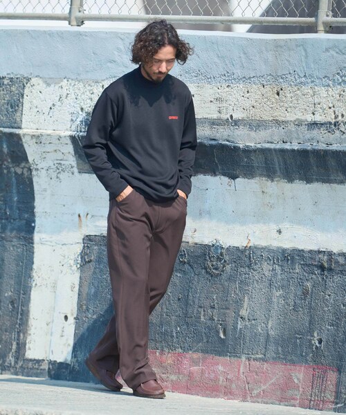 URBAN RESEARCH Sonny Label（アーバンリサーチサニーレーベル）の「OOPS×RYUAMBE 　モックネックロングTシャツ（Tシャツ/カットソー・メンズ・OFF/BLACK/GREEN・M/L/XL）」の21枚目の写真